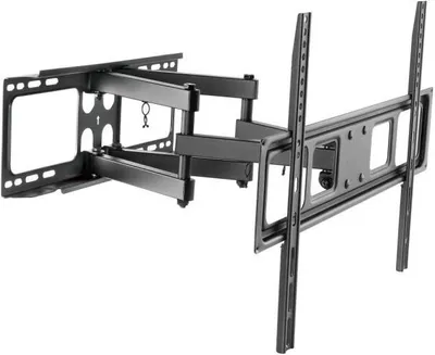 Produktbild von Techly ICA-PLB 344LTY, 200 x 200 mm, 600 x 400 mm, -15 - 5°, -60 - 60°, Stahl, Schwarz