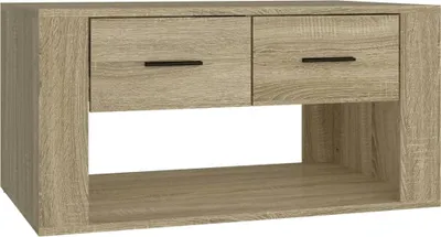 Obrázek produktu pro vidaXL Konferenční stolek Sonoma Dub 80x50x40 cm Materiál dřeva