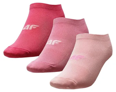 Immagine prodotto di 4F - Calzini alla caviglia per bambine (confezione da 3) PP1702 (35,5 EU - 38 EU) (rosa)