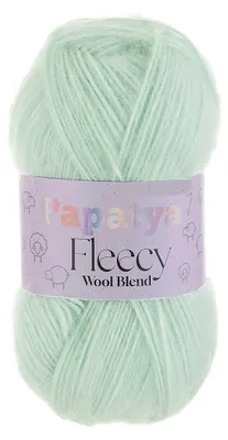 100g Papatya Fleecy Kuschelgarn 20% Wolle veredelt Oeko-Tex Häkelgarn Strickgarn minzgrün
