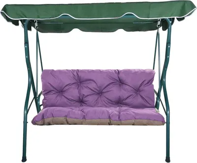 Produktbild von Hollywoodschaukel auflagen 120 x 60 x 50 cm | Bankkissen 2-3 sitzer | Gartenkissen Lila|Sitzkissen outdoor | polsterauflagen hollywoodschaukel