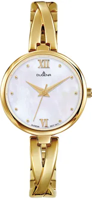 Produktbild von Dugena Damen Uhr 4460669 Elin Edelstahl vergoldet