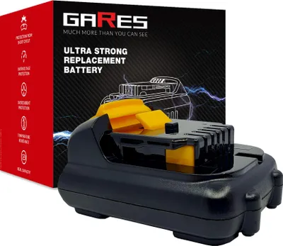 Obrázok produktu pre Gares Repasná sada článkov pre akumulátor Dewalt DCB121-2 | 12 V 2 Ah Li-Ion | Batériový pack pre náradie | Vysoký výkon Gares®