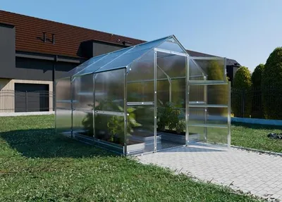 Gewächshaus KLASIKA BERNARD 2,35x3 m mit 6 mm Polycarbonat

