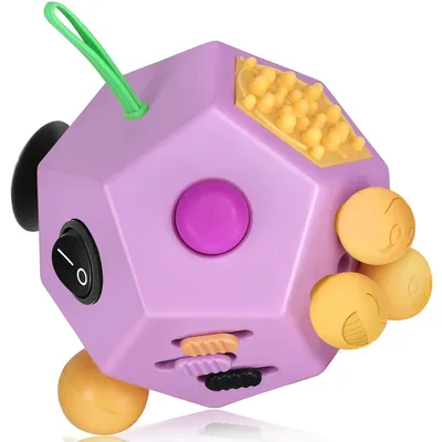 Produktbild von Fidget Cube mit 12 Seiten, Stressreduzierung, kompakt, für Büro und Reise