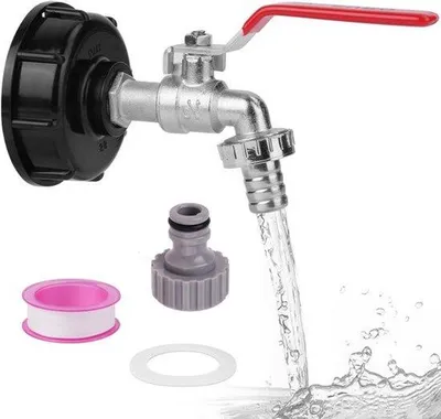 Immagine prodotto di Adattatore per serbatoi d'acqua, tipo IBC, con filettatura grossa da 60x6 mm
