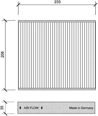 Produktbild von DIEDERICHS DCI1126 Innenraumfilter Pollenfilter für FORD Focus II Schrägheck (DA, HCP, DP) Aktivkohle