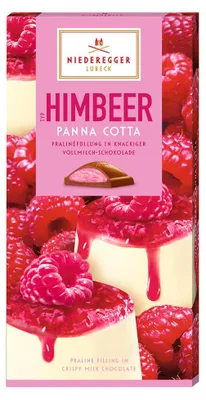 Produktbild von Niederegger Trüffel Tafel mit Himbeer Sahne Trüffelfüllung 100g