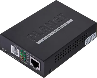 Produktbild von PLANET VC-231G, 1000 Mbit/s, IEEE 802.1p, IEEE 802.3, IEEE 802.3ab, IEEE 802.3u, IEEE 802.3x, 10/100/1000Base-T(X), Schwarz, Kabelgebunden, 184 g
