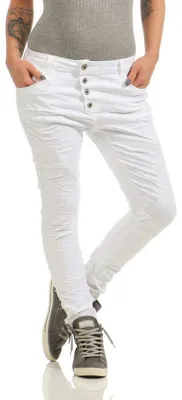 Productafbeelding van Lexxury 10118 Damen Jeans, skinny jeans, broek, boyfriend stijl, damesjeans, knoopsluiting