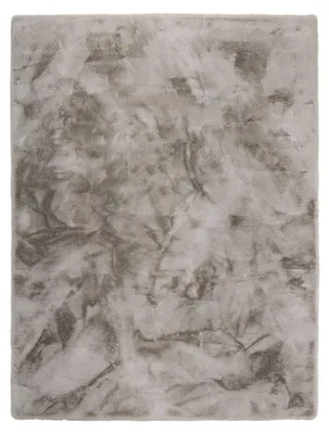 Produktbild von TT Home Wohnzimmer Hochflor Teppich Langflor Soft Kaninchenfell Fell Imitat Weich Größe 160 cm Rund