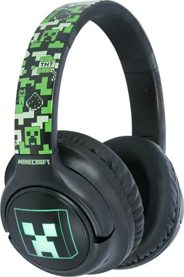 Produktbild von MINECRAFT-Kopfhörer Over-Ear, kabellos, LED-Licht, gemeinsames Aux