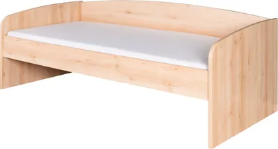 Produktbild von Einzelbett / Gästebett 01, Farbe: Buche - 90 x 200 cm (B x L)