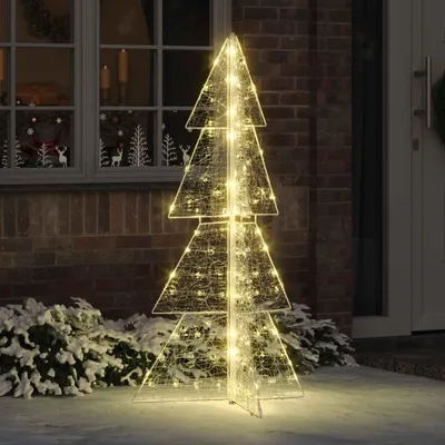 Obrázok produktu pre vidaXL Vianočný stromček so 160 LED diódami teplá biela 150 cm akryl