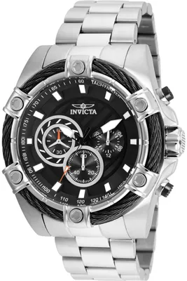 Immagine prodotto di Invicta Bolt 25512 Orologio da Uomo - Movimento al Quarzo - Acciaio Inossidabile con Quadrante Nero - 52 mm