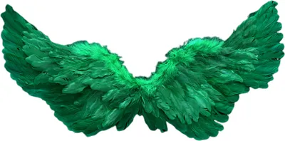 Produktbild von Engelsflügel für Kinder, Mädchen, Prinzessinnenkostüm, verstellbare Feenflügel aus Federn, Cosplay, Bühnen-Requisite für Halloween-Partys, Grün