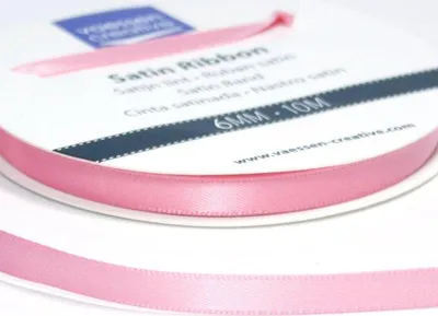 Produktbild von Vaessen Creative | Satinband 6mmx10m Hell Rosa