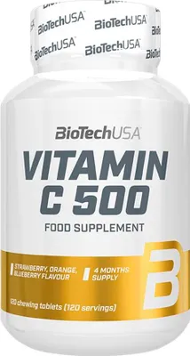 Immagine prodotto di Biotech USA Vitamina C 500 - 120 compresse masticabili