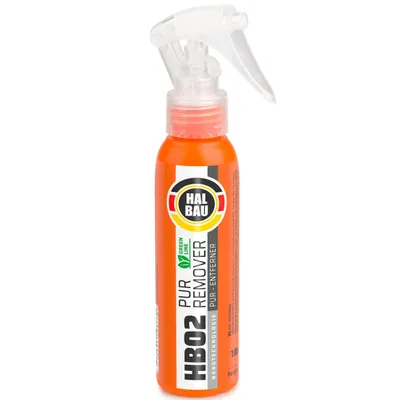 Obrázok produktu pre Čistiaca pena na vytvrdnutý polyuretán 100ml PUR REMOVER 1 ks. HALBAU HB02