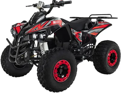 Produktbild von Actionbikes Motors Elektro Kinderquad S-10 - 1000 Watt - Pocketquad (Schwarz/Rot)