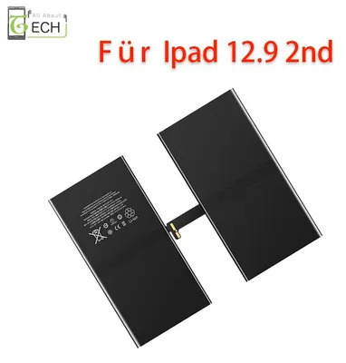 Produktbild von Ersatz Akku für iPad Pro 12.9 2nd Gen 2 A1670 10800mAh Accu Batterie Battery