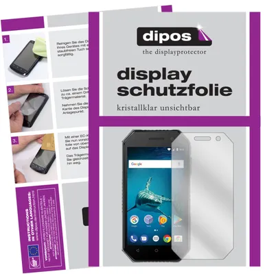 Produktbild von 6x Schutzfolie für BQ Mobile BQ 4077 Shark Mini klar Displayschutzfolie Folie