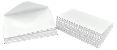 A6 Blanko-Karten 250g/m² mit C6-Umschlägen, 25 Stück