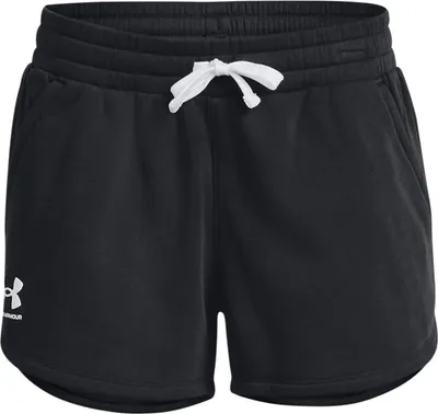 Produktbild von Under Armour Damen Rival Fleece Shorts - 1376257, Farbe:Schwarz, Textil:XS