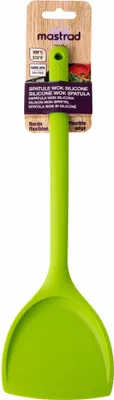 Obrázek produktu pro Mastrad špachtle plochá, kuchyňské náčiní, špachtle, silikonová, zelená, 32 cm, F10918