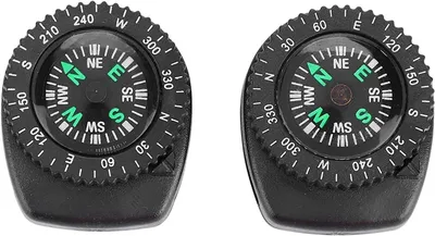 Productafbeelding van Navigatiekompassen met draagbare armband, 2 stuks, geschikt voor kamperen en outdooractiviteiten