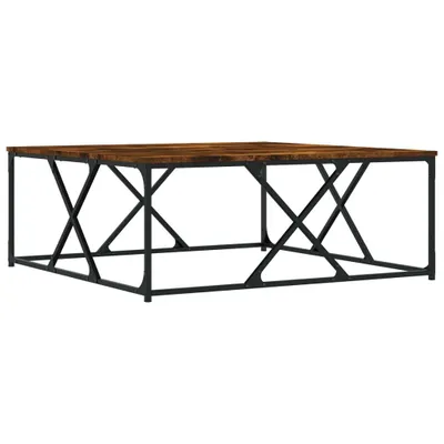 Zdjęcie produktu dla vidaXL Stolik kawowy dąb wędzony 100x100x40 cm materiał drewnopochodny