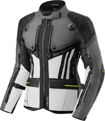 Produktbild von SHIMA Tracker Damen Motorrad Textiljacken, weiß/grau/gelb, M