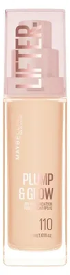 Imagen del producto de Maybelline Lifter Plump y Glow: Base de maquillaje, tono 110, 30 ml