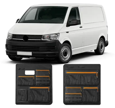 Image de Sac de rangement pour coffre de VW T5 T6, avec plusieurs compartiments