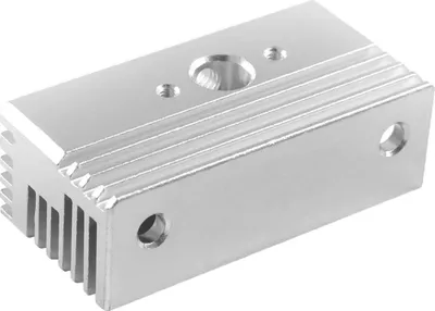 Zdjęcie produktu dla Ender S1, Ender S1 Pro, Creality Sprite Extruder, blok chłodzący do Creality S1, blok chłodzący Vermoon V1, blok chłodzący Vermoon V1 pro, aluminiowy blok chłodzący, blok chłodzący do drukarek 3d, części do drukarek 3d, akcesoria do drukarek 3d