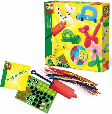 Obrázok produktu pre SES Creative Twisting balloons, Detská remeselná súprava, 6 rok / roky, Viacfarebný, 1 kusov