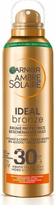 Productafbeelding van Garnier - Ambre Solaire - Beschermende spray - Ideal Bronze - SPF 30 - 150 ml - 1 stuk