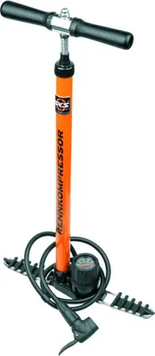 Produktbild von SKS Rennkompressor Standpumpe orange mit Messingnippel-Anschluss für Sclavera....