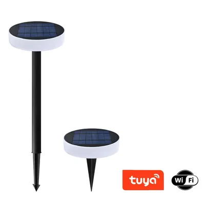 Obrázek produktu pro Immax NEO LITE smart solární svítidlo ROUND, RGB, IP54, BT, TUYA,1W