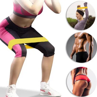 Productafbeelding van Weerstandsband, trekkoord, TPE, elastisch, geschikt voor fitnessapparatuur, yoga, training en booty bands
