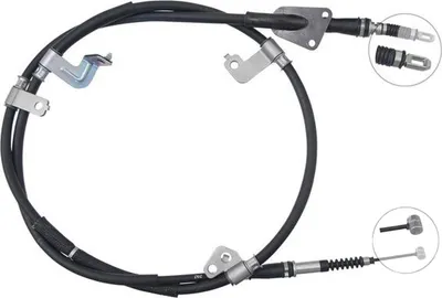Produktbild von A.B.S. Handbremsseil Seilzug Feststellbremse für HYUNDAI Santa Fé III (DM) Hinten Rechts K17516