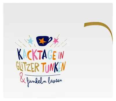 Produktbild von H:PPY life Tasse Funkeln lassen | kleine Kaffeetasse mit Spruch, Porzellan, 32 cl | Geschenk für Sie, Freundin, Schwester, Kollegin