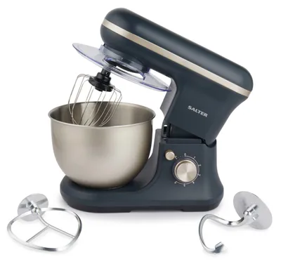 Küchenmaschine 1200 W, 5 l Edelstahlschüssel, 6 Stufen + Pulse
