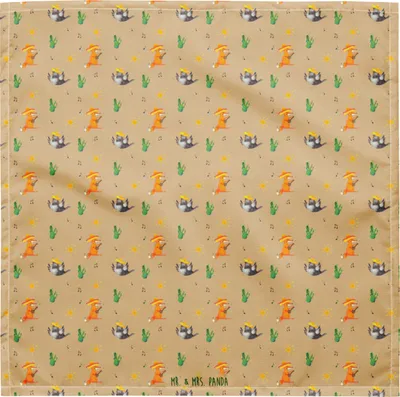 Produktbild von Mr. & Mrs. Panda Bandana Rabe Sombrero S - Beige - Geschenk, Spruch Positiv, Hundehalstuch, Vogel, Motivation, Lustige Sprüche, Stirnband, Vögel, Halstuch, Haarband