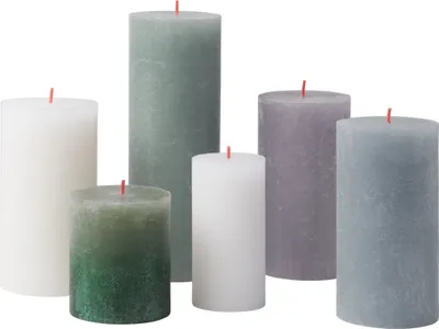 Produktbild von Bolsius 6er Set Kerzen, mehrfarbig