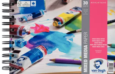 Obrázok produktu pre Van Gogh 93120003, Umelecká papierová podložka, 300 g/m², 30 listy