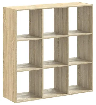 Obrázek produktu pro vidaXL Knihovna Sonoma dub 102x32x102 cm Materiál na bázi dřeva