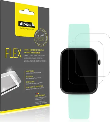 Produktbild von 2x Schutzfolie für Tikkers Series 13 Folie, 100% Displayabdeckung, dipos Flex