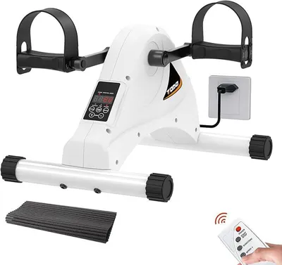 Produktbild von Mini Heimtrainer Elektrischer, Fitness Bike Arm- und Beintrainer im Sitzen für Senioren Sportgeräte Zuhause mit Fernbedienung und Großes Display