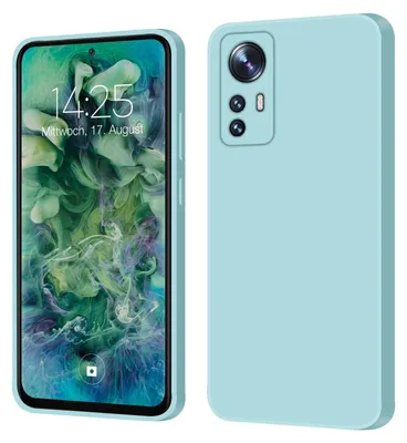 Produktbild von Hülle für Xiaomi 12 Pro Case Cover Bumper Smartphone Softgrip Schutzhülle Farbe: Hellblau
